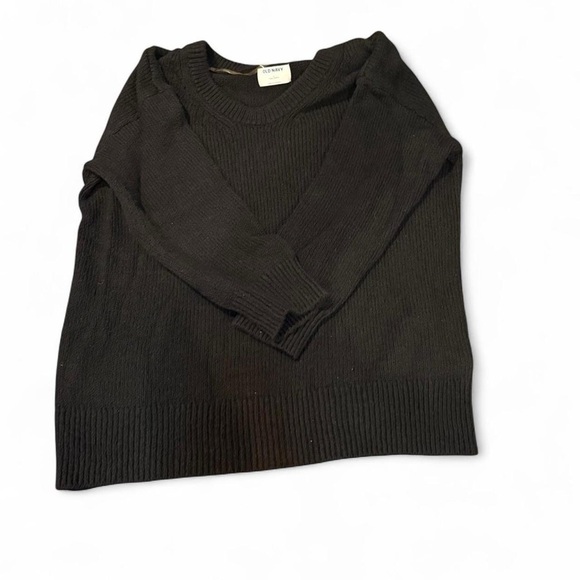 Old Navy “Tunic Length” ScoopNeck Cotton Sweater - Picture 2 of 3